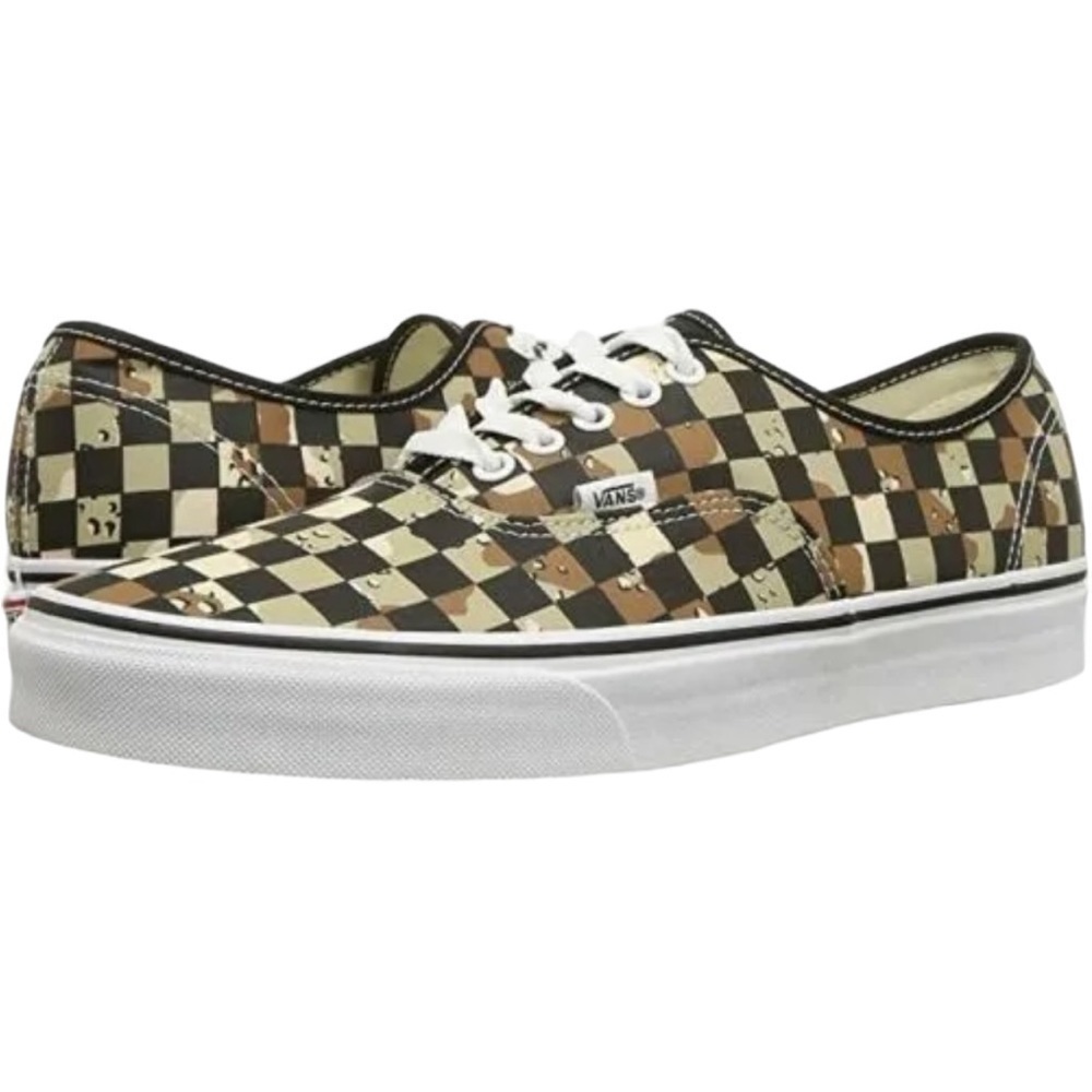 Vans Desert Camo Checkerboard Low Skate Trainers Sneakers Men’s Sz 8